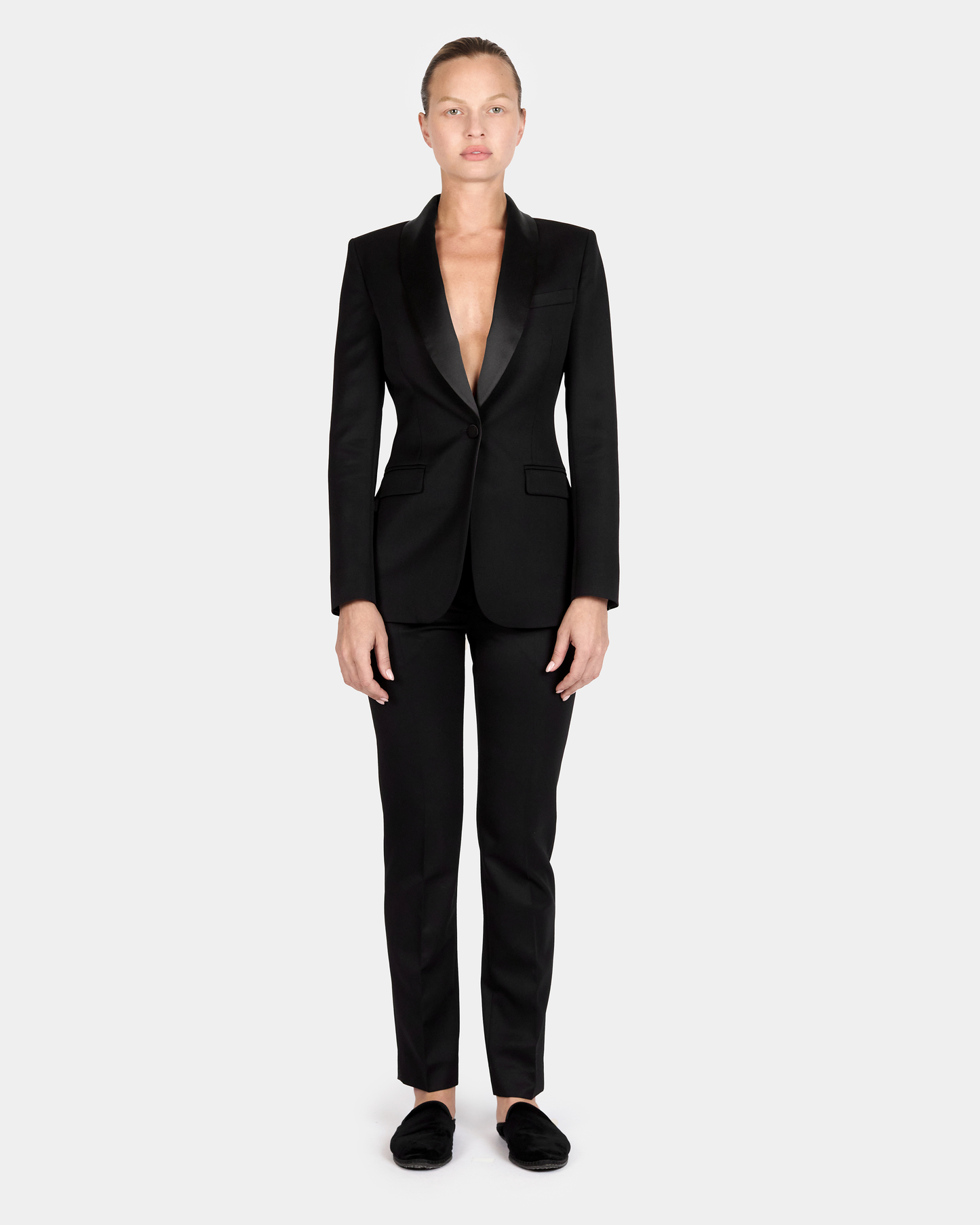 Azienda Tuxedo Jacket in Superfine Wool