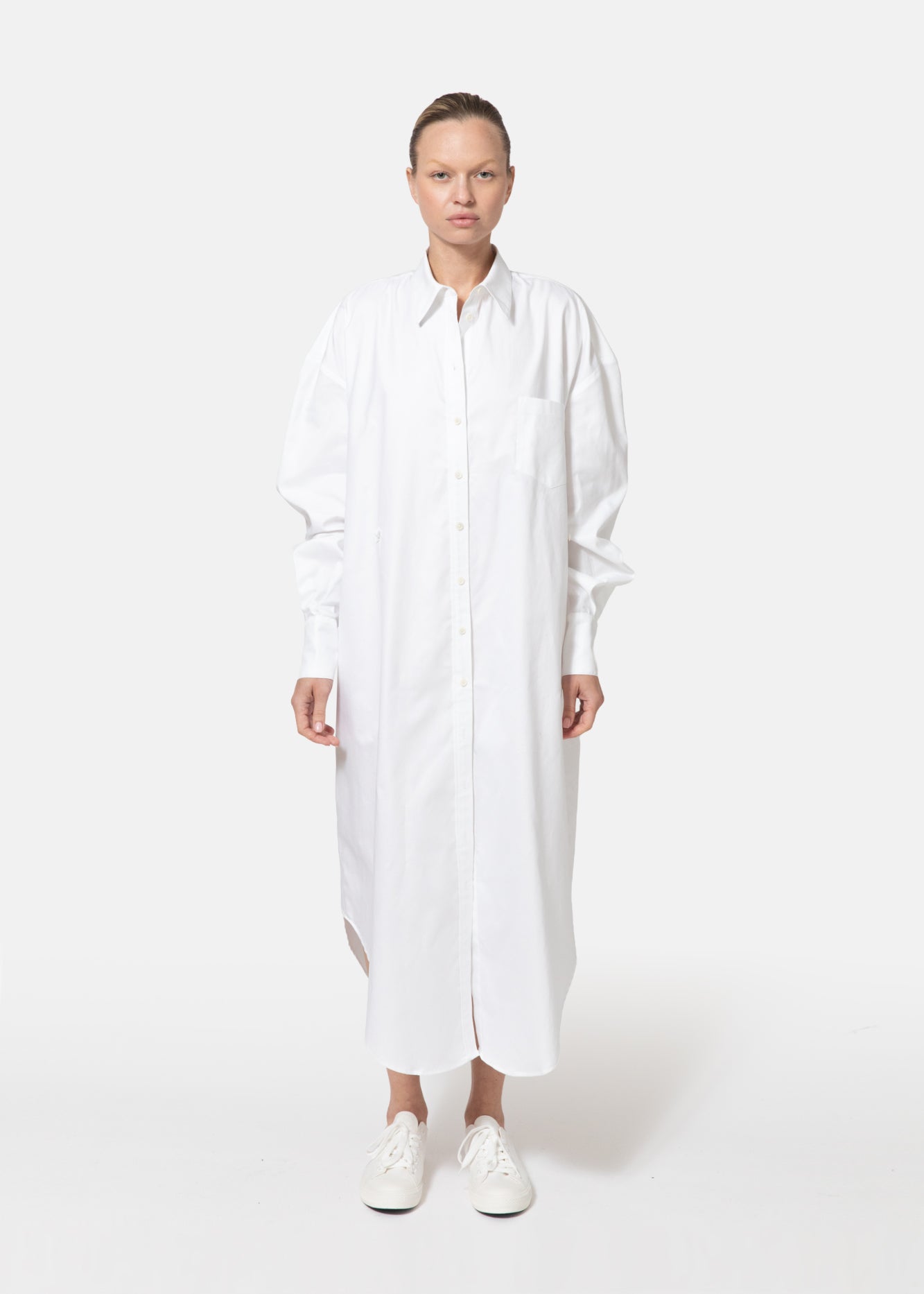 Hepsworth Shirt Dress in Cotton Oxford