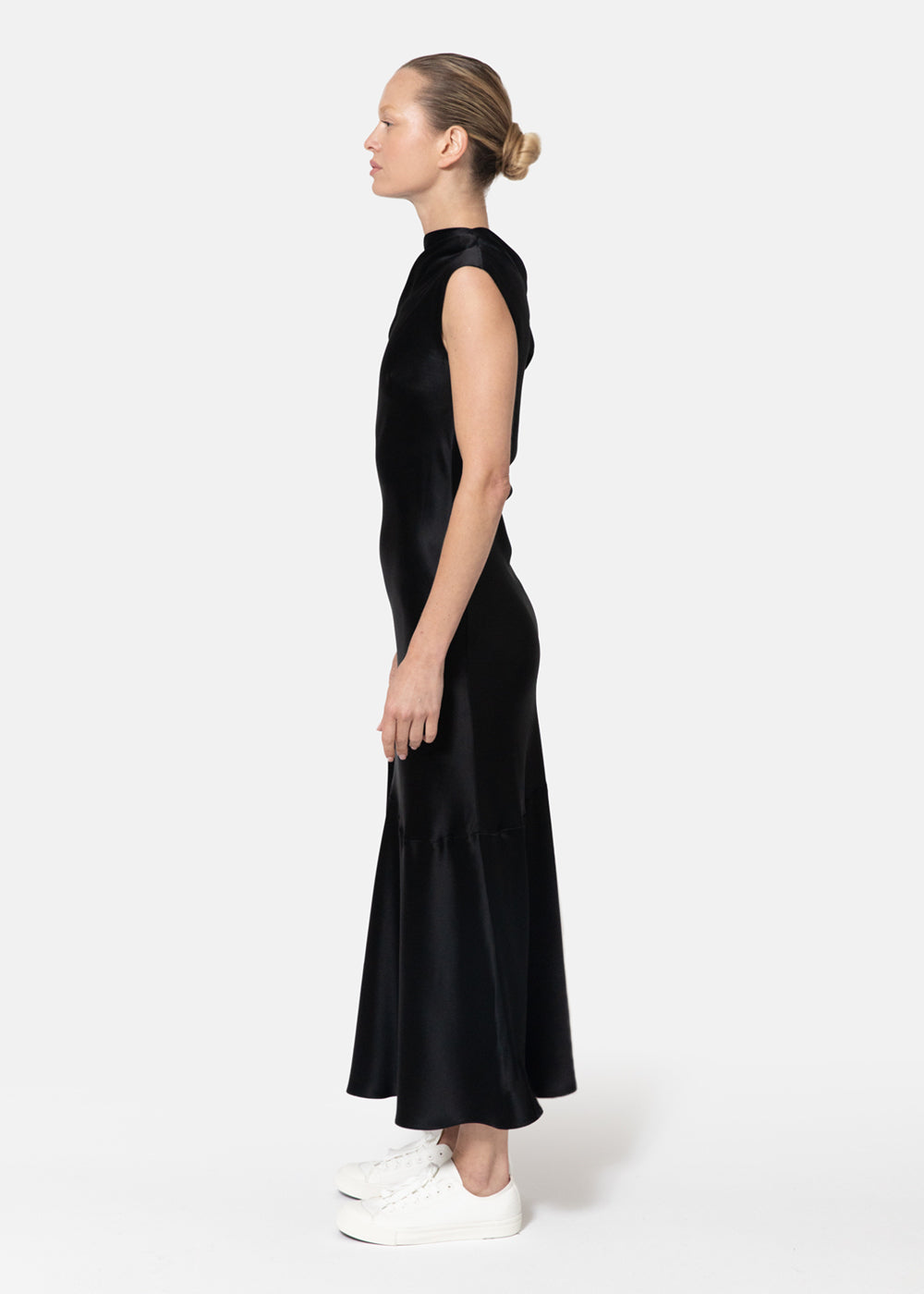 Bourgeois Dress in Silk Satin
