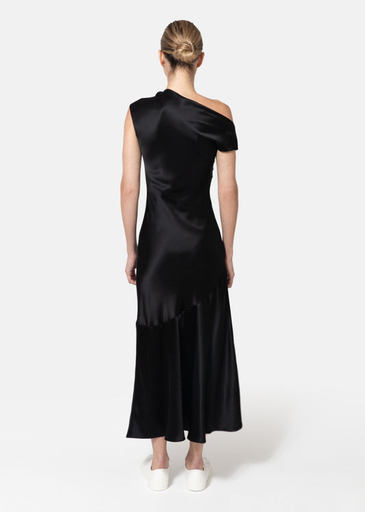 Bourgeois Dress in Silk Satin