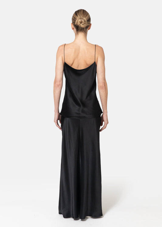 Carolee Maxi Slip Skirt in Silk Charmeuse