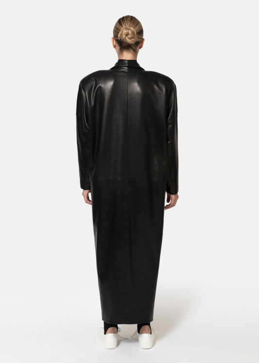 Kruger Maxi Coat in Lightweight Lambskin