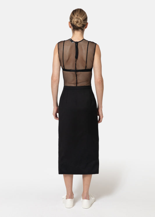 Minter Bodysuit in Fishnet Mesh