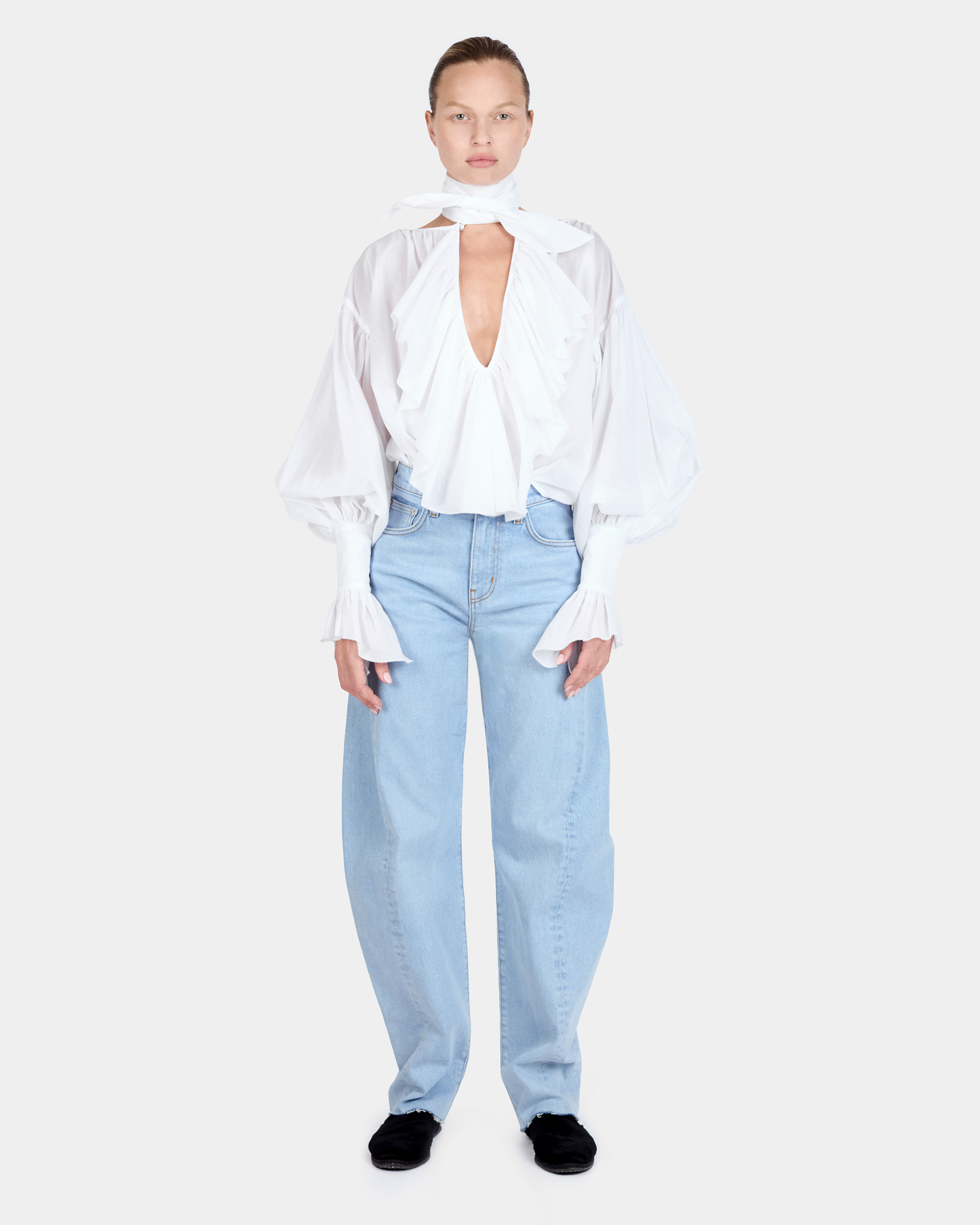 Giacomo Chemise in Cotton Voile