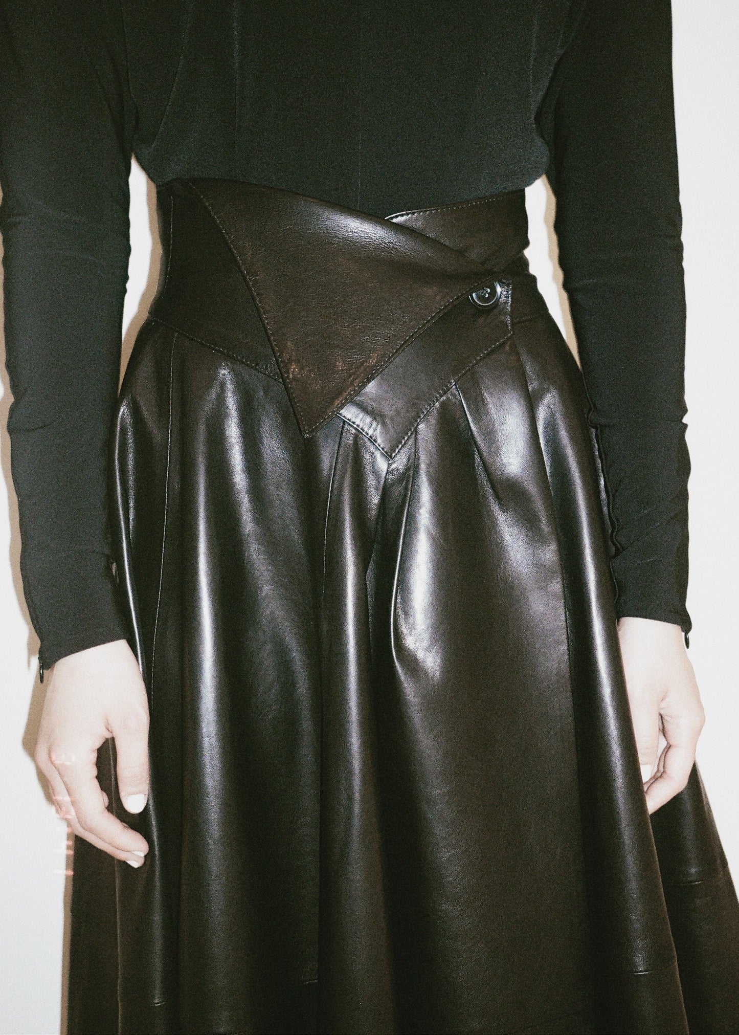 Kimila Leather Skirt
