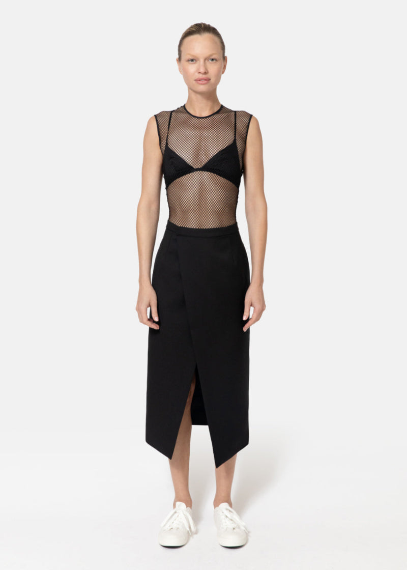 mesh bodysuit under dress Minter Bodysuit in Fishnet Mesh – Salon 1884