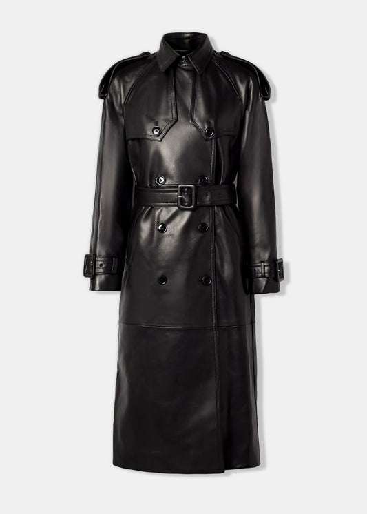 Filippa Leather Trench Coat