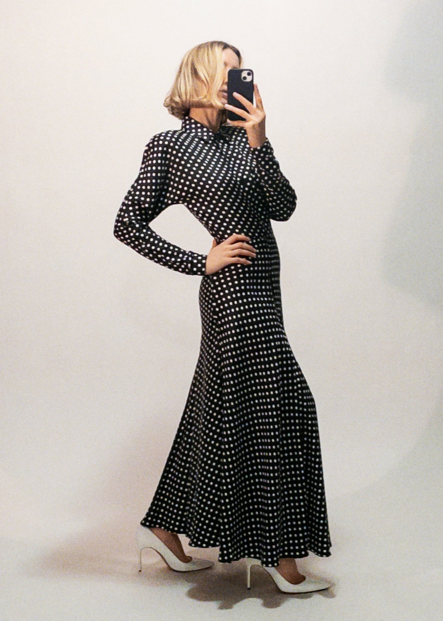 Edition 01 Polka Dot Shirt Dress