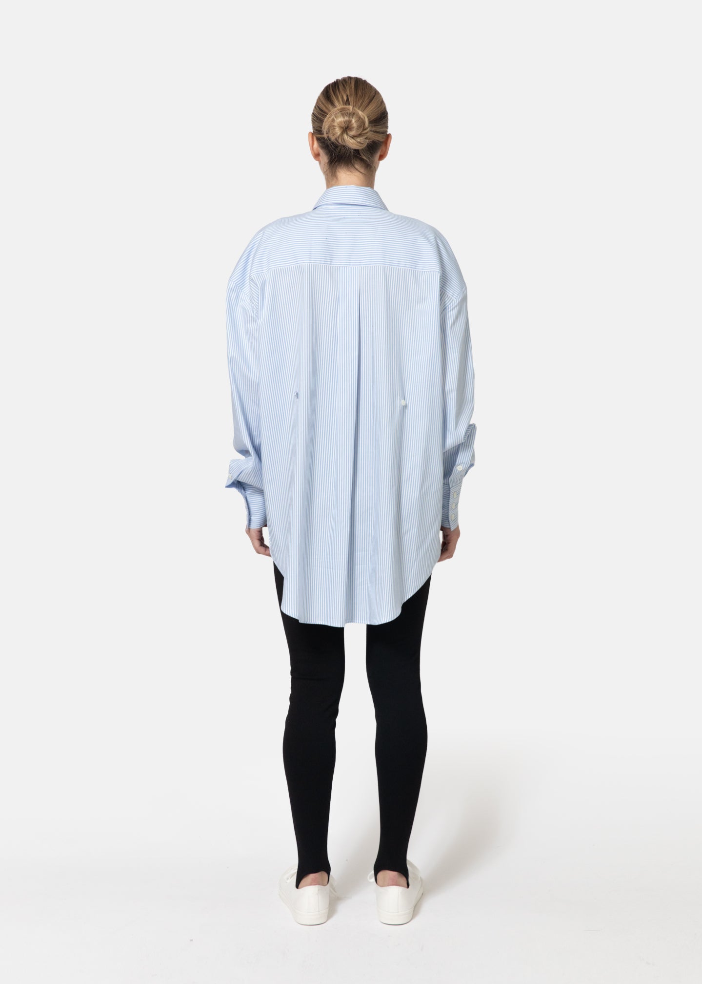Krasner Shirt in Striped Cotton Poplin