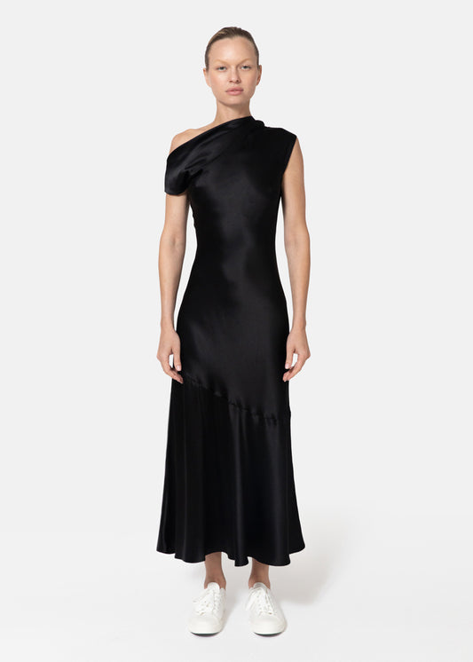 Bourgeois Dress in Silk Satin
