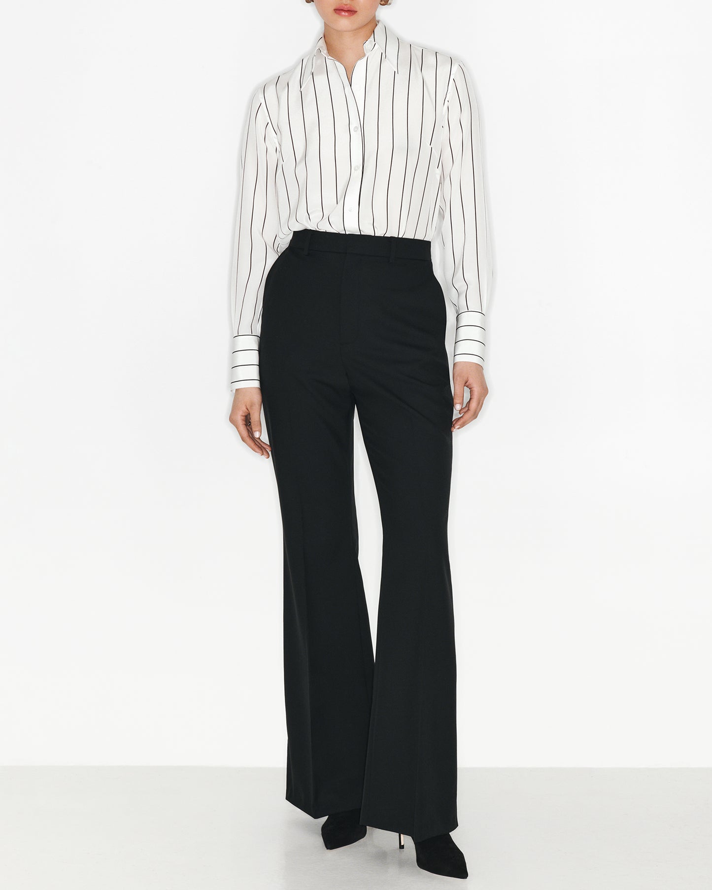 Emanuelle Striped Silk Shirt