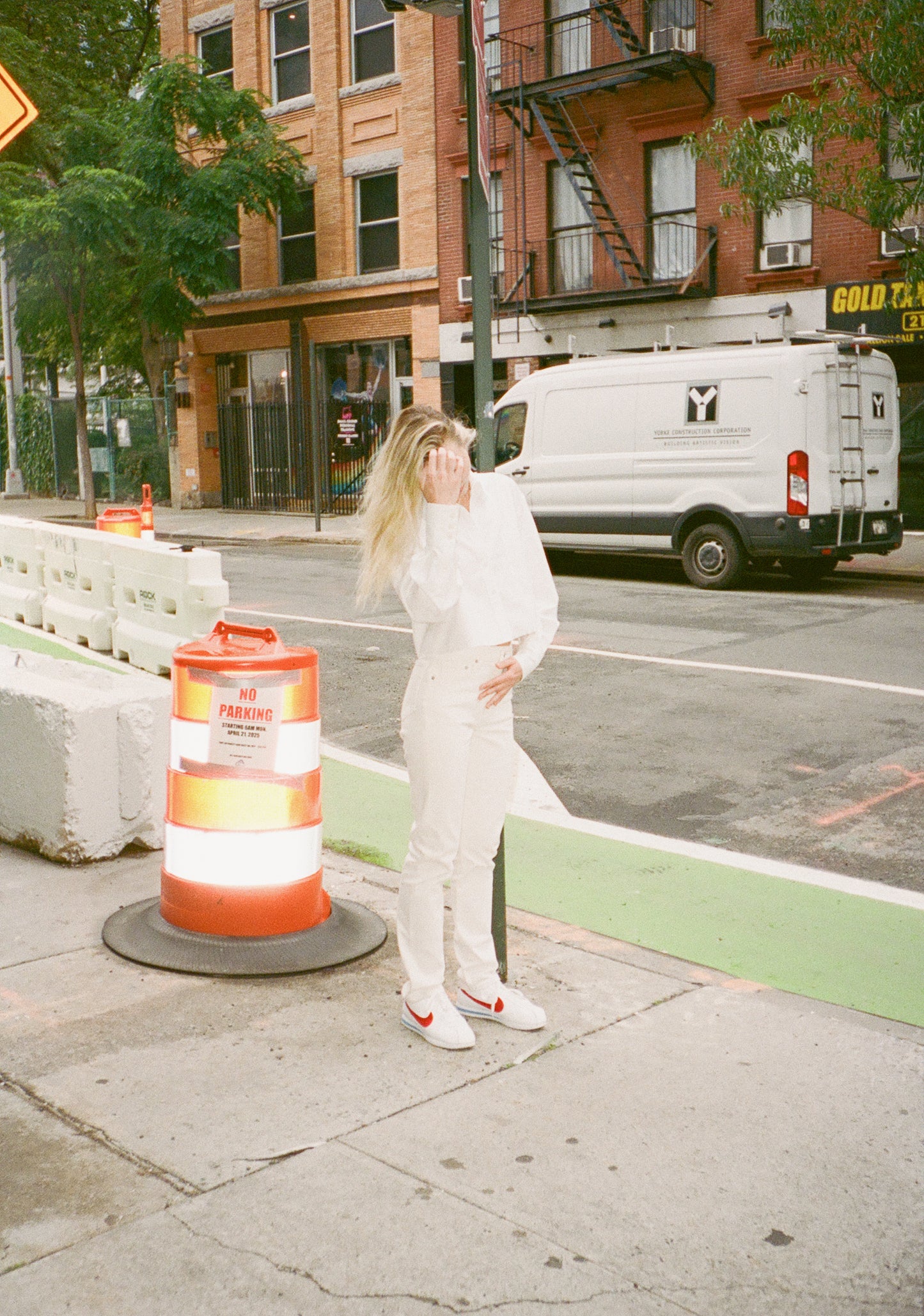 Opie Cropped Shirt in Cotton Oxford