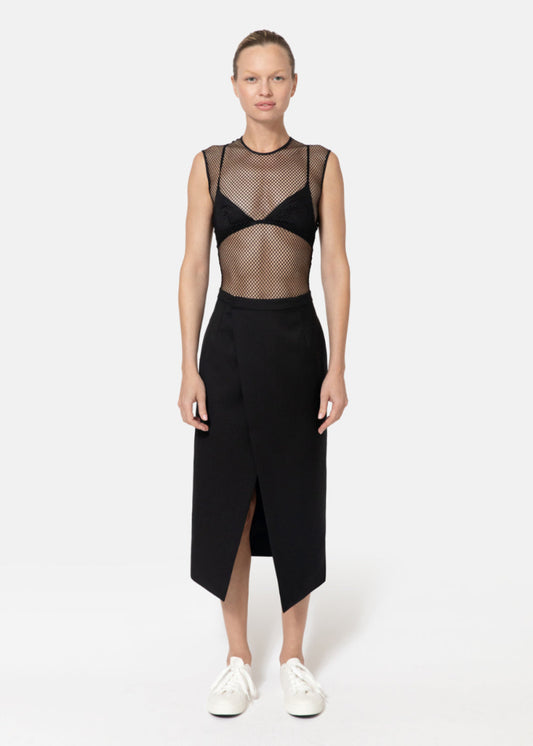 Minter Bodysuit in Fishnet Mesh