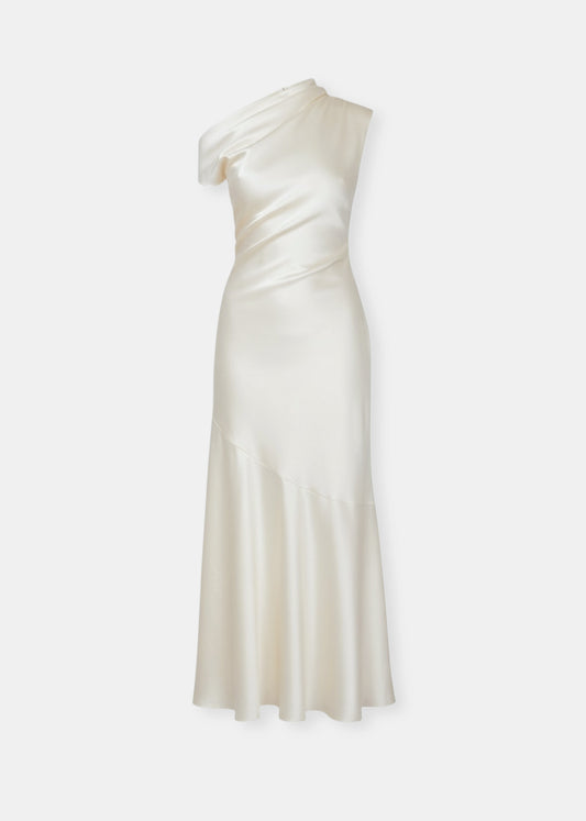 Bourgeois Dress in Silk Satin
