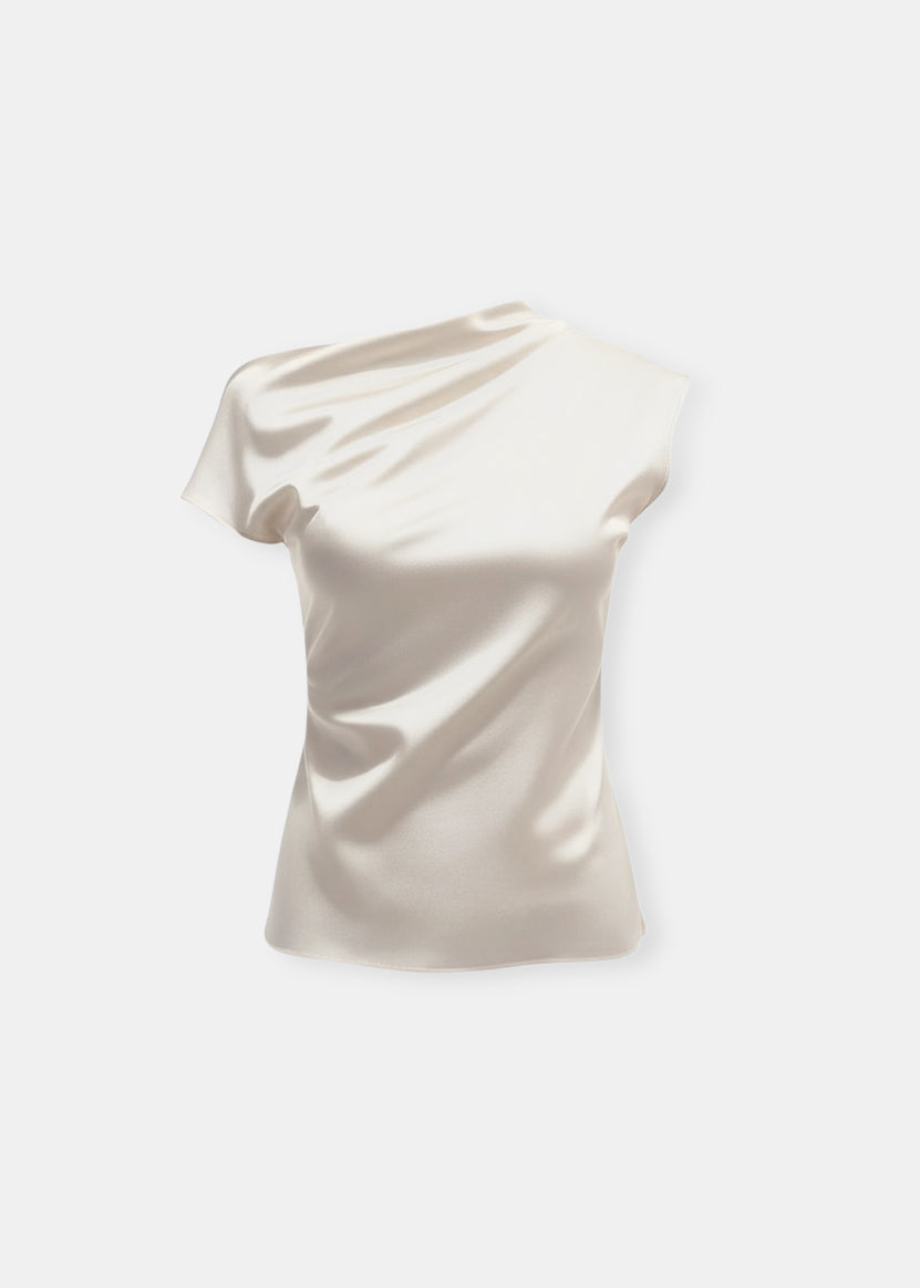 Capet Top in Silk Charmeuse
