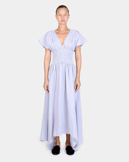 Serrito Dress in Cotton Poplin