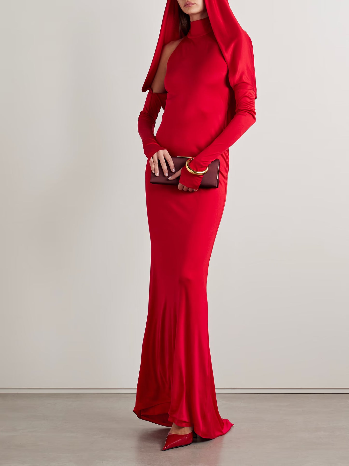 Dominique Gown and Hooded Shrug Private Sale