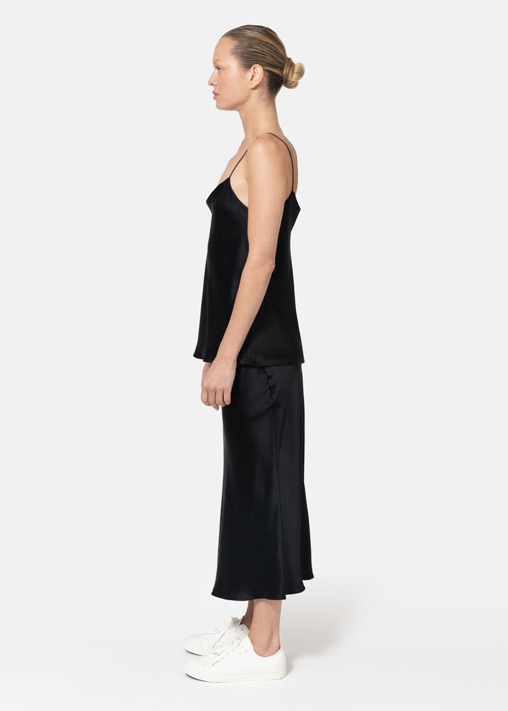 Zoe Slip Skirt in Silk Charmeuse
