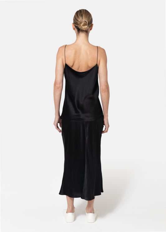 Zoe Slip Skirt in Silk Charmeuse